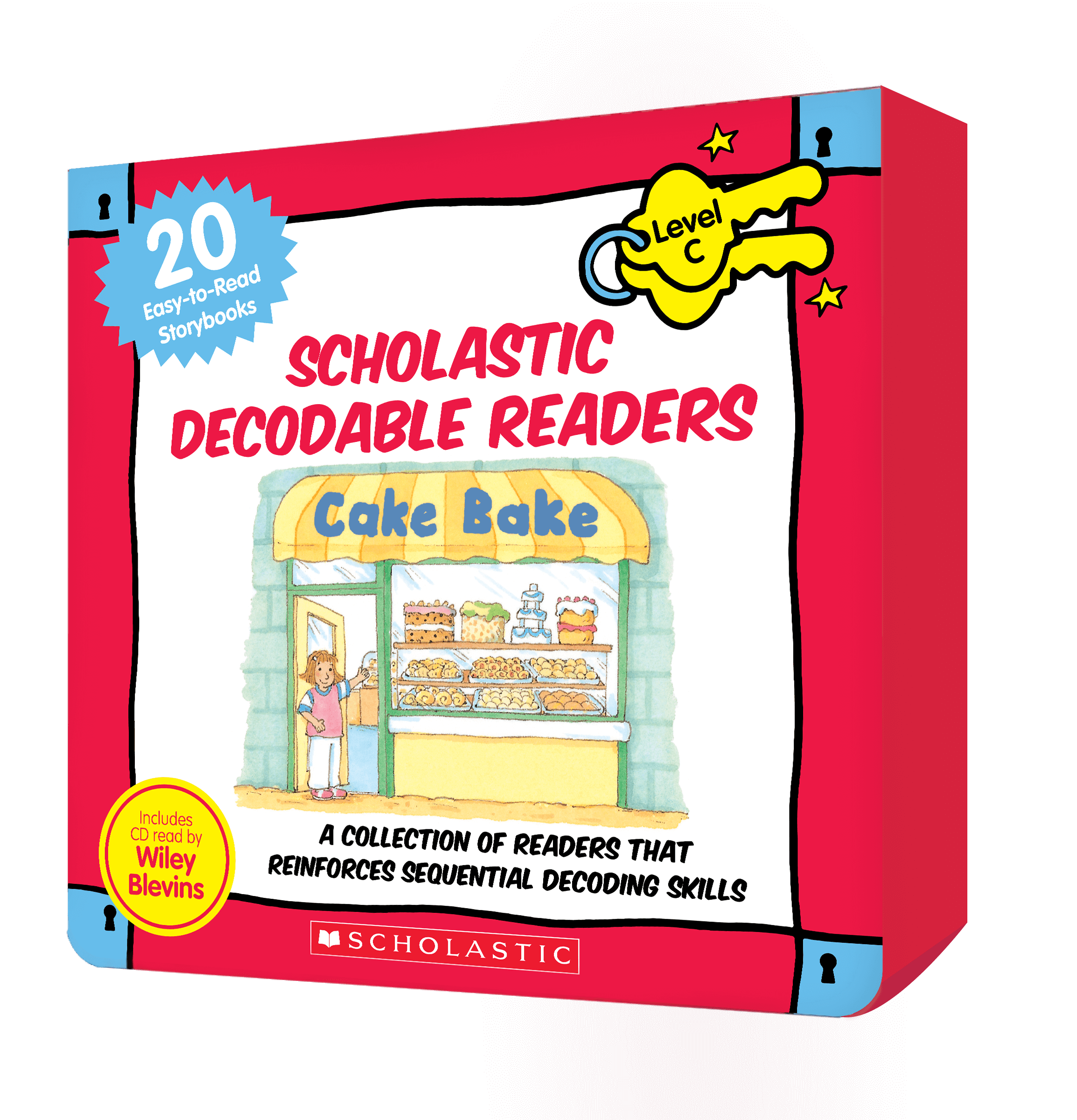 SC Decodable Readers Box Set Level C 彩色版 (20書+1CD)